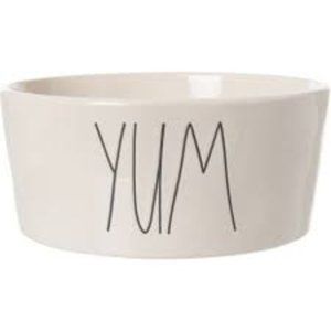 Rae Dunne "Yum" Large 8" Pet Bowl